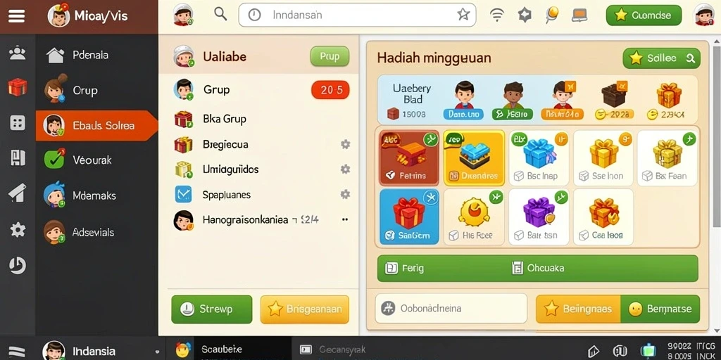 Tampilan antarmuka yang menarik dan mudah digunakan.