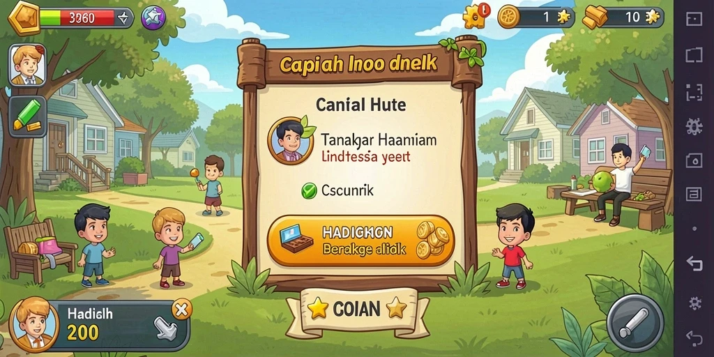 Tampilan awal NANASTOTO yang menarik dan ramah pengguna.