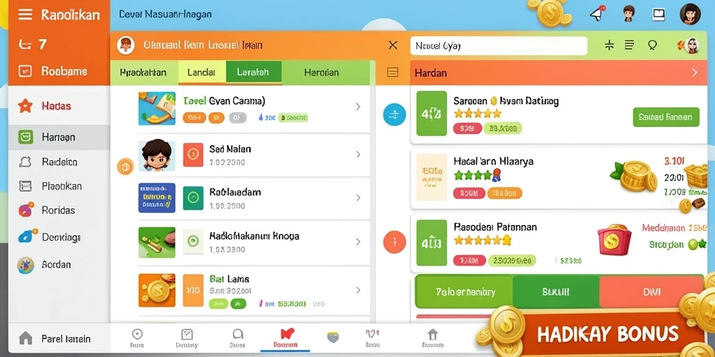 Tampilan antarmuka yang menarik dan intuitif.