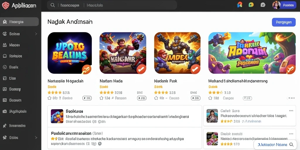 Tampilan antarmuka yang menarik dan mudah digunakan.