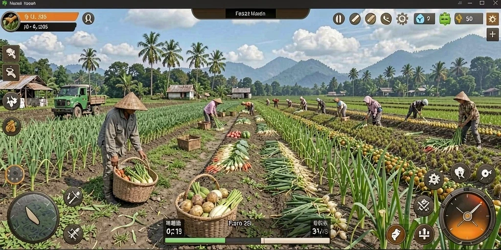 Tampilan antarmuka pengguna aplikasi yang menarik.