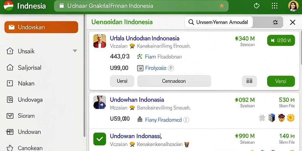 Antarmuka yang user-friendly untuk navigasi mudah.