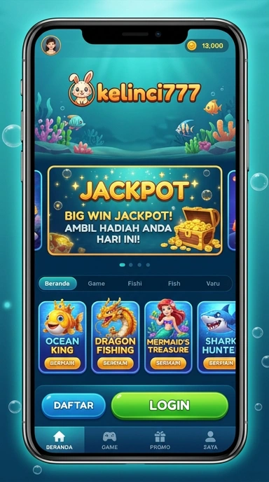 Pratinjau antarmuka kelinci777 — aplikasi APK resmi Android v2.7.9